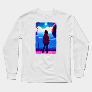 Anime si fi girl Long Sleeve T-Shirt